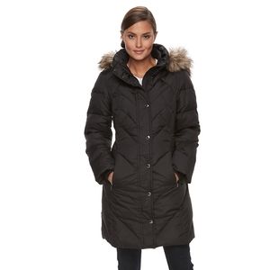 Women's TOWER by London Fog Faux-Fur Hood Down-Fil